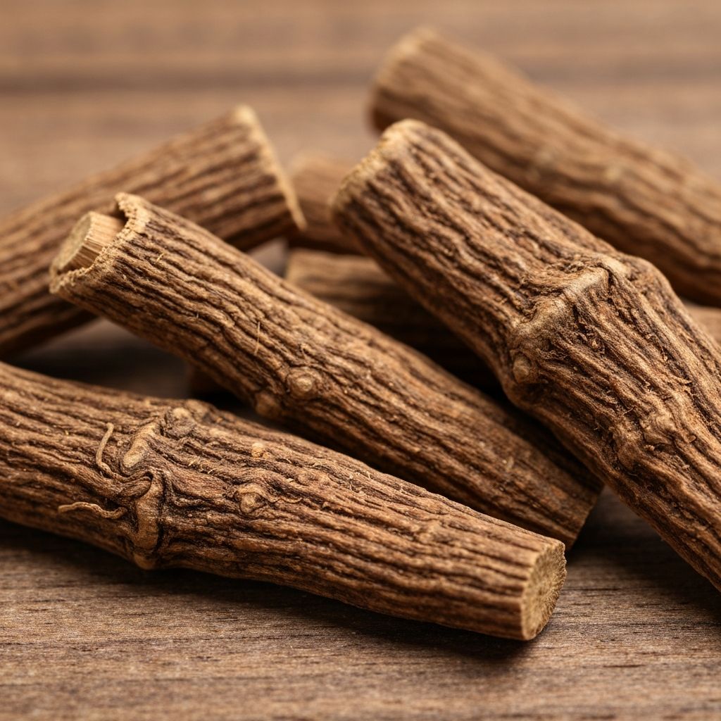 dried Withania somnifera root pieces